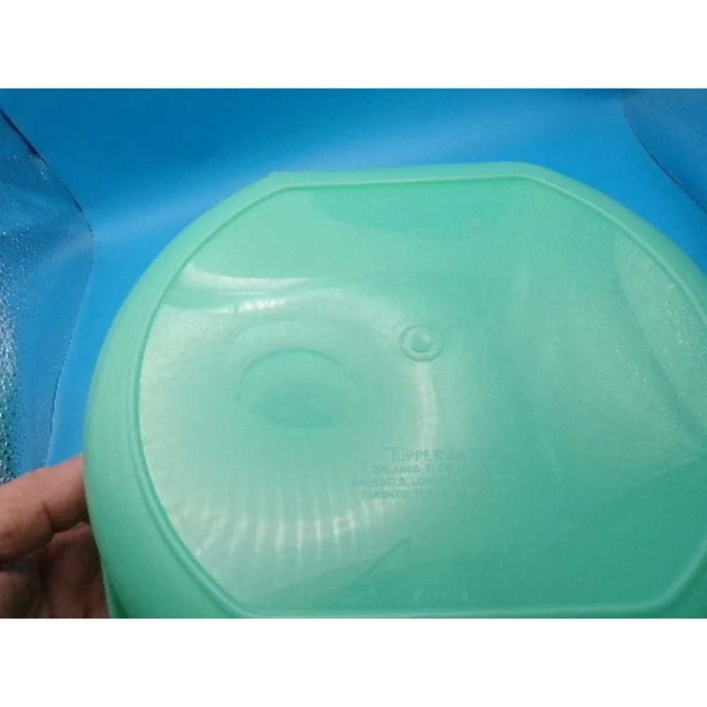 Tupperware Mint‎ Green Bowl Colander Grater Set Kitchen Prep Serving